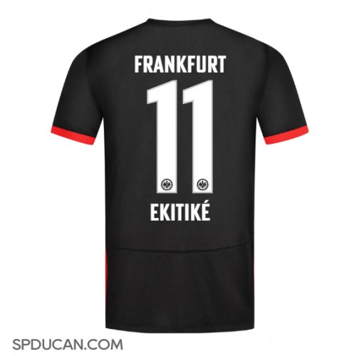 Muški Nogometni Dres Eintracht Frankfurt Hugo Ekitike #11 Gostujuci 2024-25 Kratak Rukav